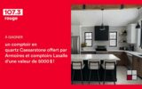 Un comptoir de Quartz CaesarStone de 5000 $