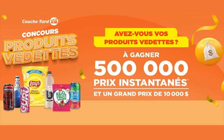 Un prix de 10 000 $ en argent et 500 000 prix instantanés