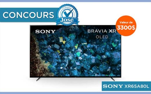 Un téléviseur 65 pouces OLED de Sony (3300 $)