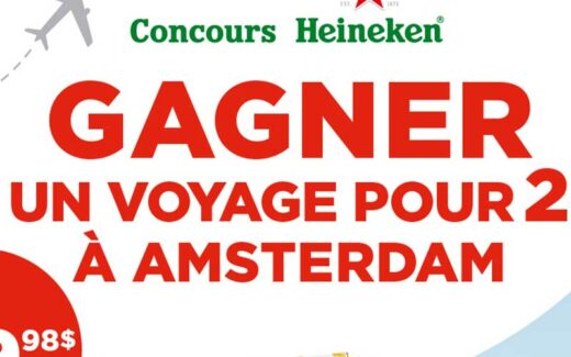 Un voyage pour 2 à Amsterdam (7500 $)