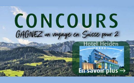 Un voyage pour deux en Suisse de 7500 $