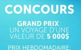 Un voyage pour la destination de votre choix (5000 $)