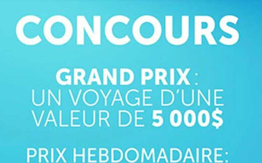 Un voyage pour la destination de votre choix (5000 $)