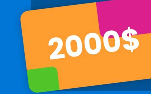 Une carte-cadeau de 2 000 $