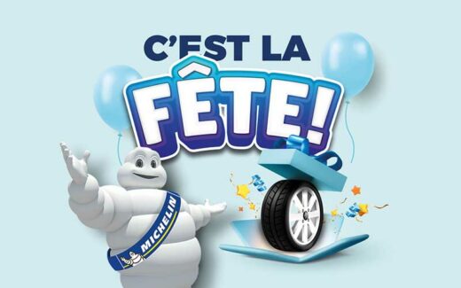 5 ensembles de pneus Michelin de 1500 $ chacun