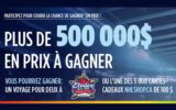 Plus de 500 000 $ en prix