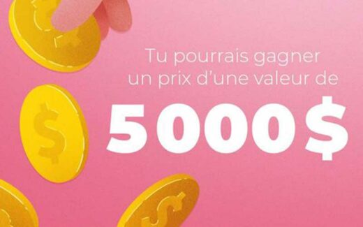 Un prix d'une valeur de 5 000 $