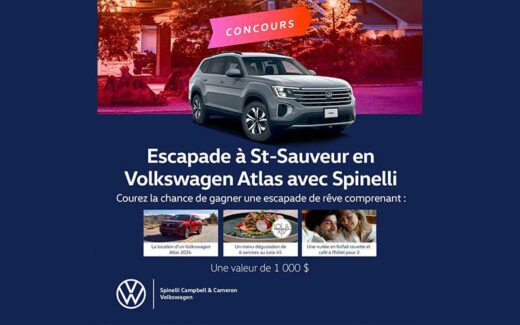 Une escapade en Volkswagen Atlas (1000 $)