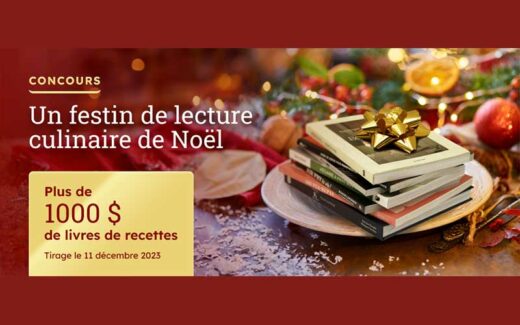 1 000 $ de livres de recettes