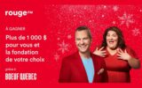1000 $ pour vous et la fondation de votre choix