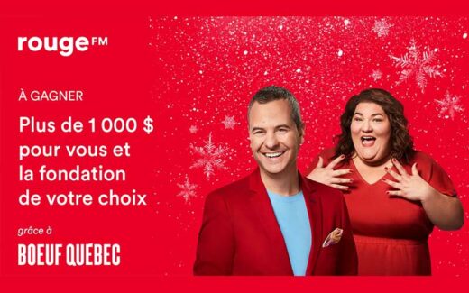 1000 $ pour vous et la fondation de votre choix
