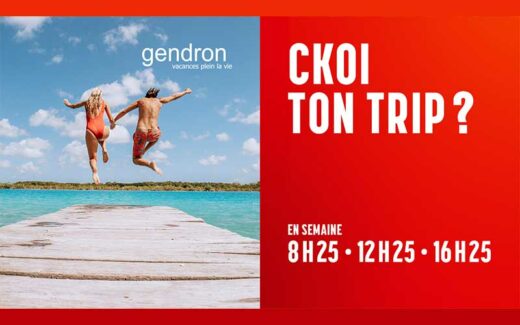 3 voyages dans le sud (4000 $ chacun)