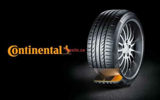 Un ensemble de pneus Continental de 2000 $