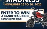 Un mini vélo électrique Kandi Trail King E500