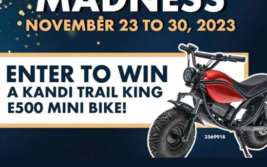 Un mini vélo électrique Kandi Trail King E500