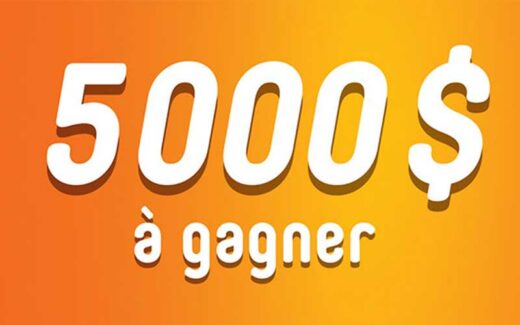 Un prix en argent de 5 000 $