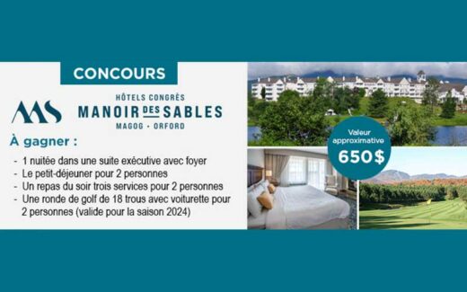 Un séjour dans les Cantons-de-l’Est de 650 $