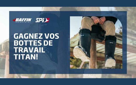 Une paire de bottes de travail Titan de Baffin