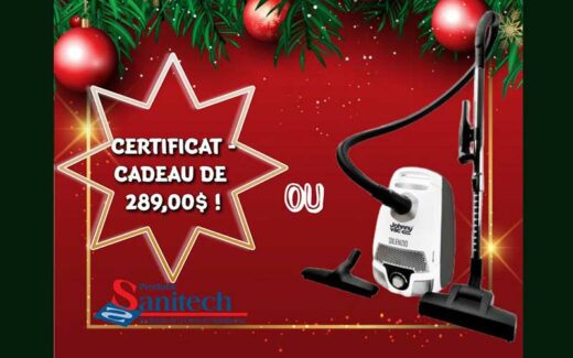 Un aspirateur-traîneau Silenzio de 289 $