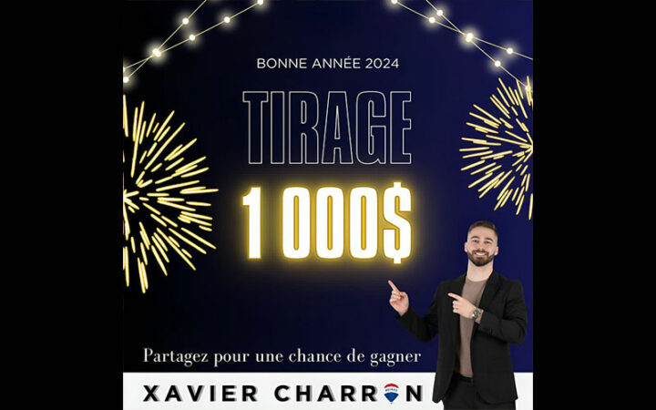 1000 $ avec Xavier Charron-Leclerc