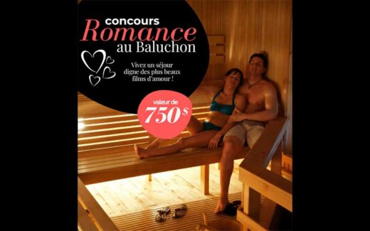 Un forfait Romance au Baluchon (750 $)