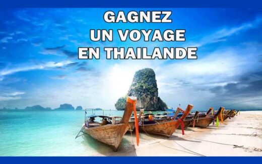 Un voyage pour 2 de 10 nuits en Thaïlande (14000 $)