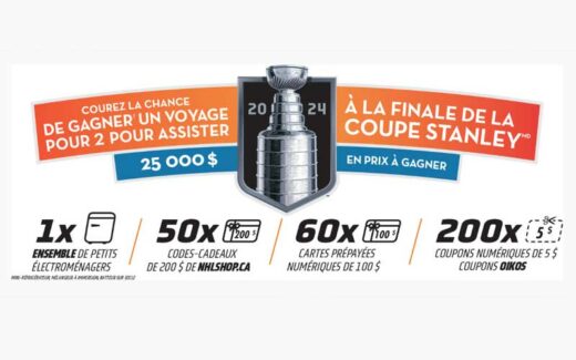 Un voyage pour la finale de la Coupe Stanley (8000 $)