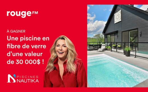 Une piscine en fibre de verre de 30 000 $