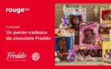 Un panier-cadeau garnie de chocolats de toute sorte