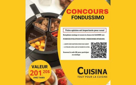 Une FONDUE EVOLUTION POUR 4 PERSONNES