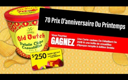 70 prix d’épicerie de 250$ chacun à remporter