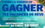 Gagne tes vacances de rêve (10 000 $)