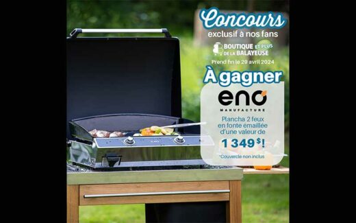 Gagnez la Plancha 2 Feux en Fonte émaillée ENO (1349 $)