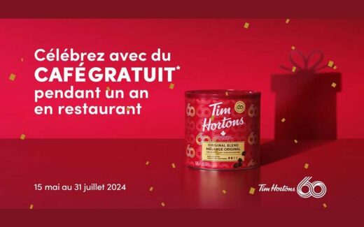 Gagnez 10 prix de café gratuit pendant un an