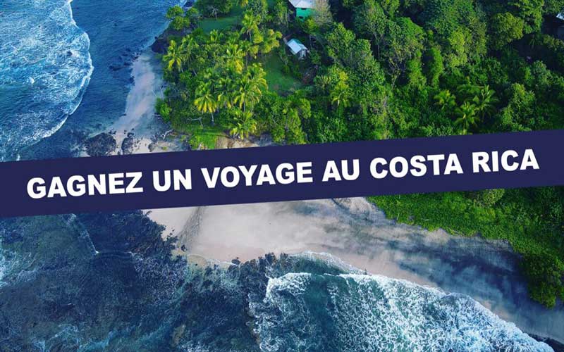 Gagnez 2 voyages au Costa Rica (7718 $ chacun)