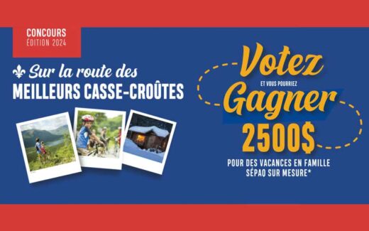 Gagnez des vacances en famille de 2500 $