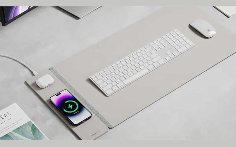 Gagnez le tapis de bureau chargeur sans fil Alti de Journey