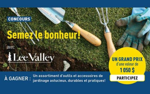 Gagnez une trousse d'équipements de jardinage (1050 $)