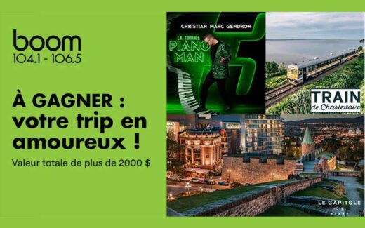 Gagnez votre trip en amoureux (2000 $)