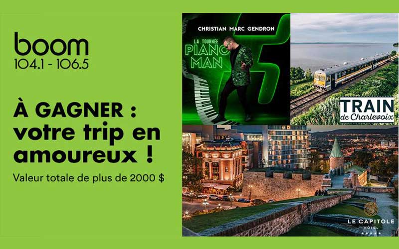 Gagnez votre trip en amoureux (2000 $)
