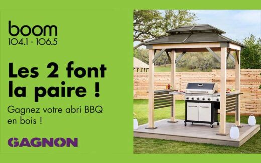 Remportez un abri BBQ en bois de 1999 $