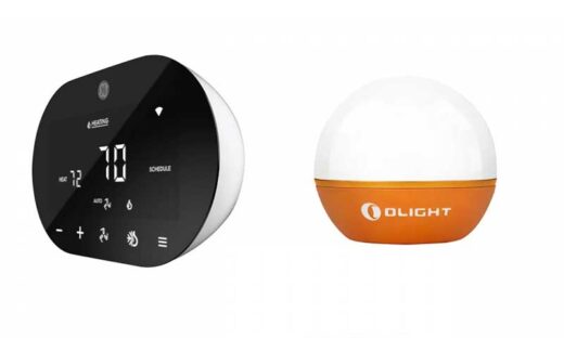 Un Thermostat Intelligent Cync et une Olight Obulb MC