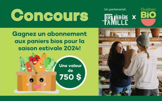 Un abonnement aux paniers bios à gagner (750 $)