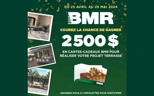 Un prix BMR de 2500 $ à remporter