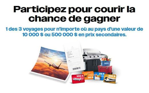 Gagnez 3 grands prix en argent comptant de 10 000 $ chacun
