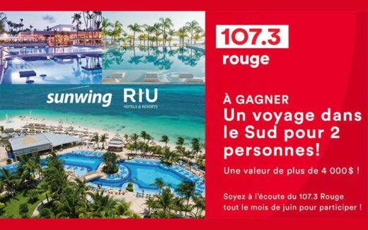 Gagnez 4 forfaits vacances dans le Sud (4000 $ chaque)