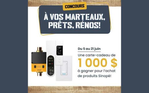 Gagnez une carte-cadeau Sinopé de 1000 $