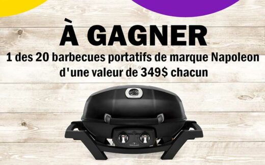Gagnez 20 BBQ portatifs Napoleon de 349 $ chacun