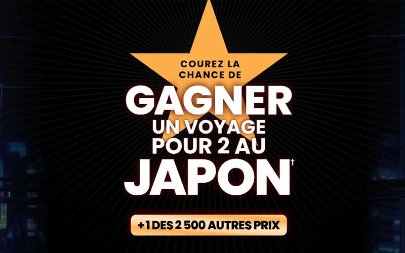 Gagnez un voyage au Japon de 13 000 $