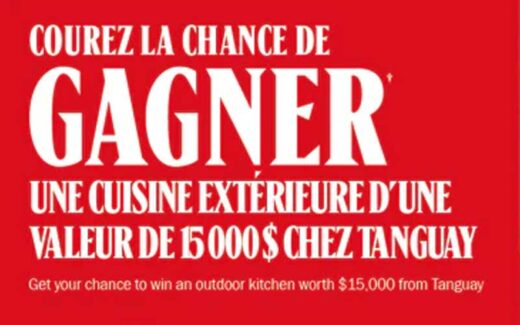 Gagnez une cuisine extérieure de 15 000 $